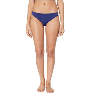 The Bikini Lab Cinched Back Hipster Bikini Swim Blue Size L